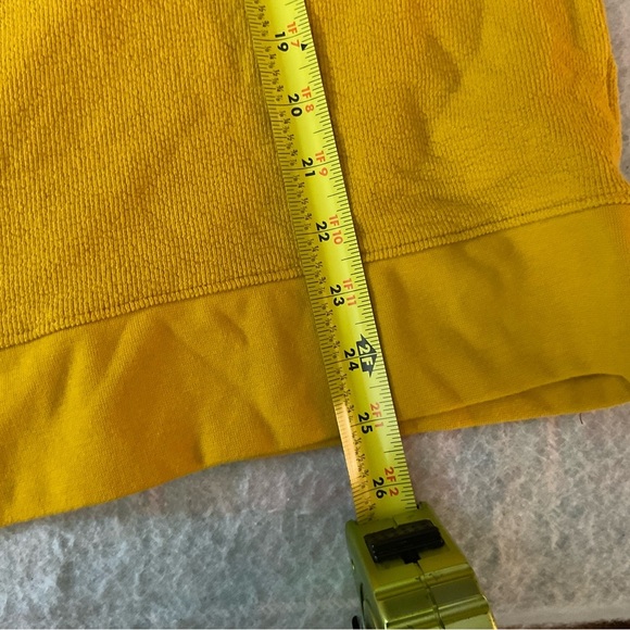 Candance Cameron Bure French Terry Top Yellow 1X - Picture 3 of 5